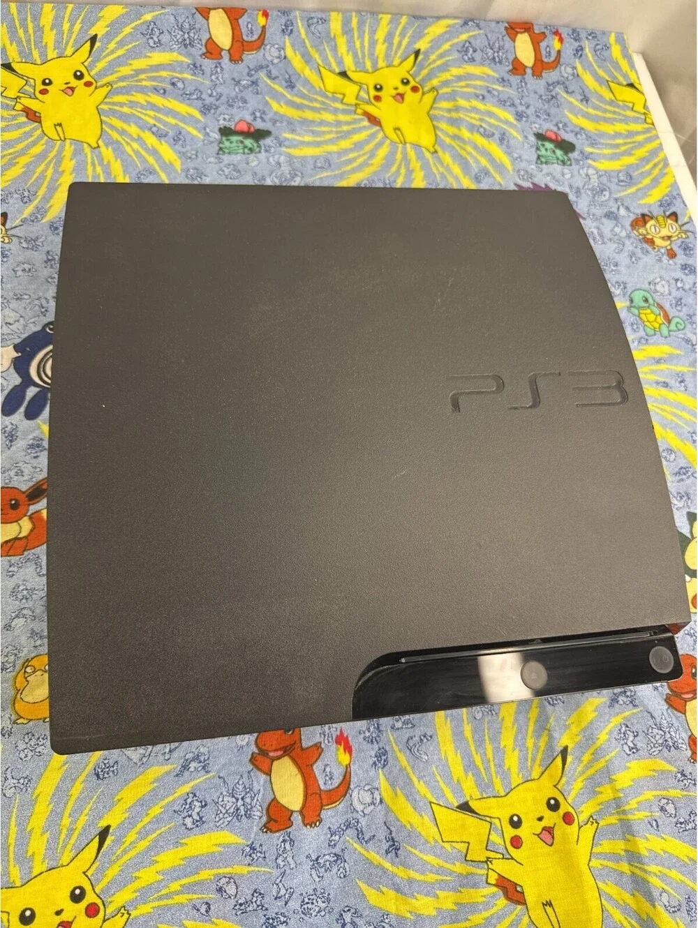 Sony PS3 Slim 160GB CECH-3001A Black HDMI Wi-Fi w/ 3rd Party Controller #1